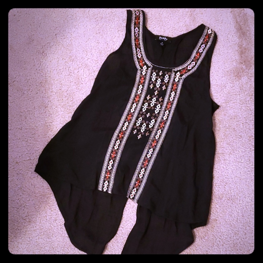 Sheer tank top